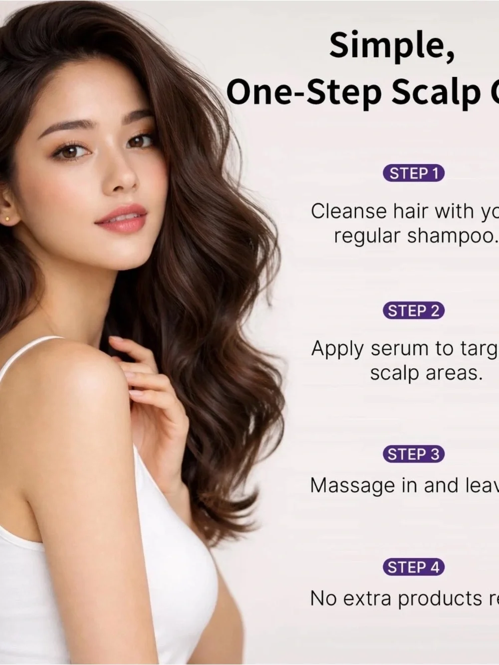 Hair. Growth. Scalp Revitalizing Serum – Purple & White Packaging